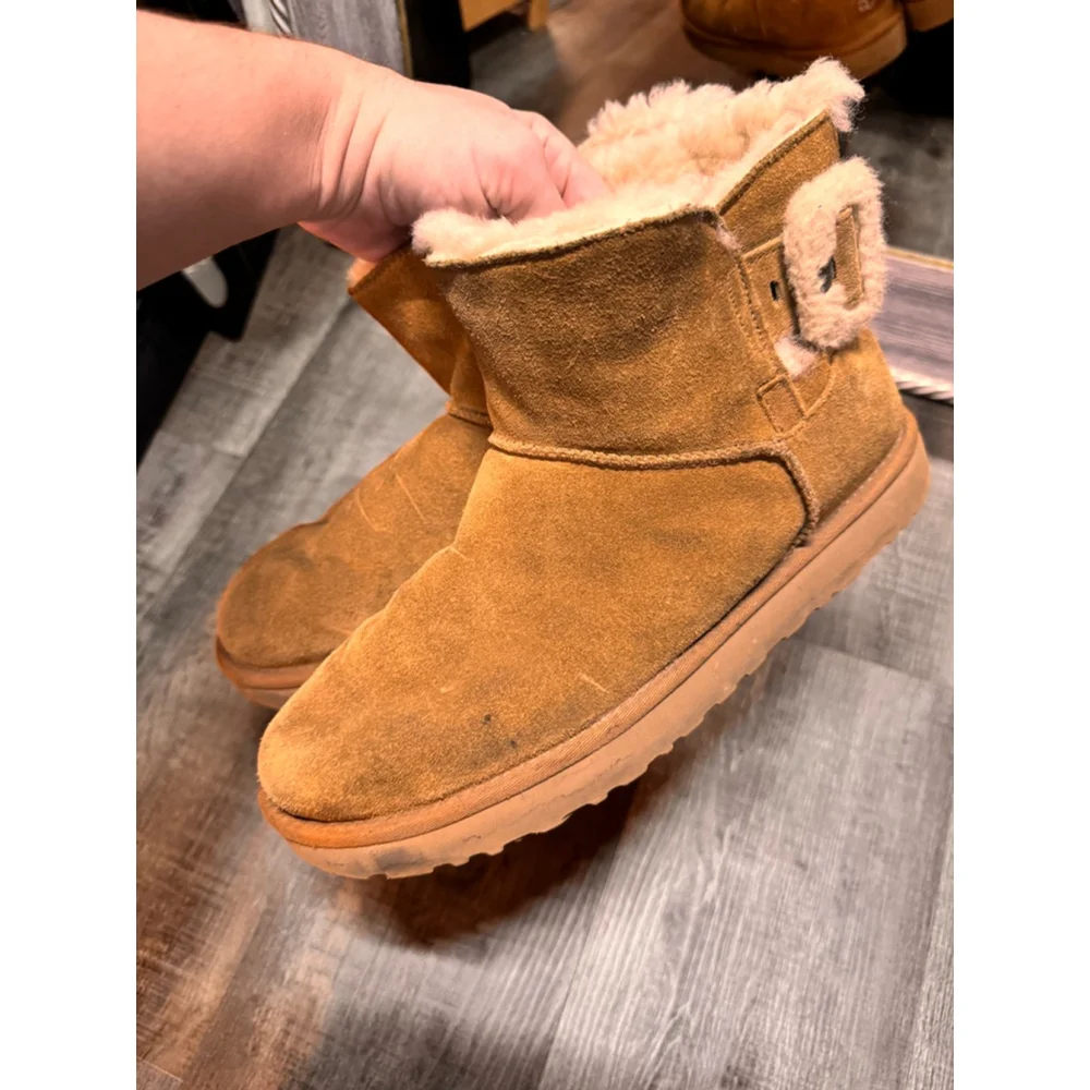 Women's UGG Brown Suede Ankle Boots & Booties Size 10